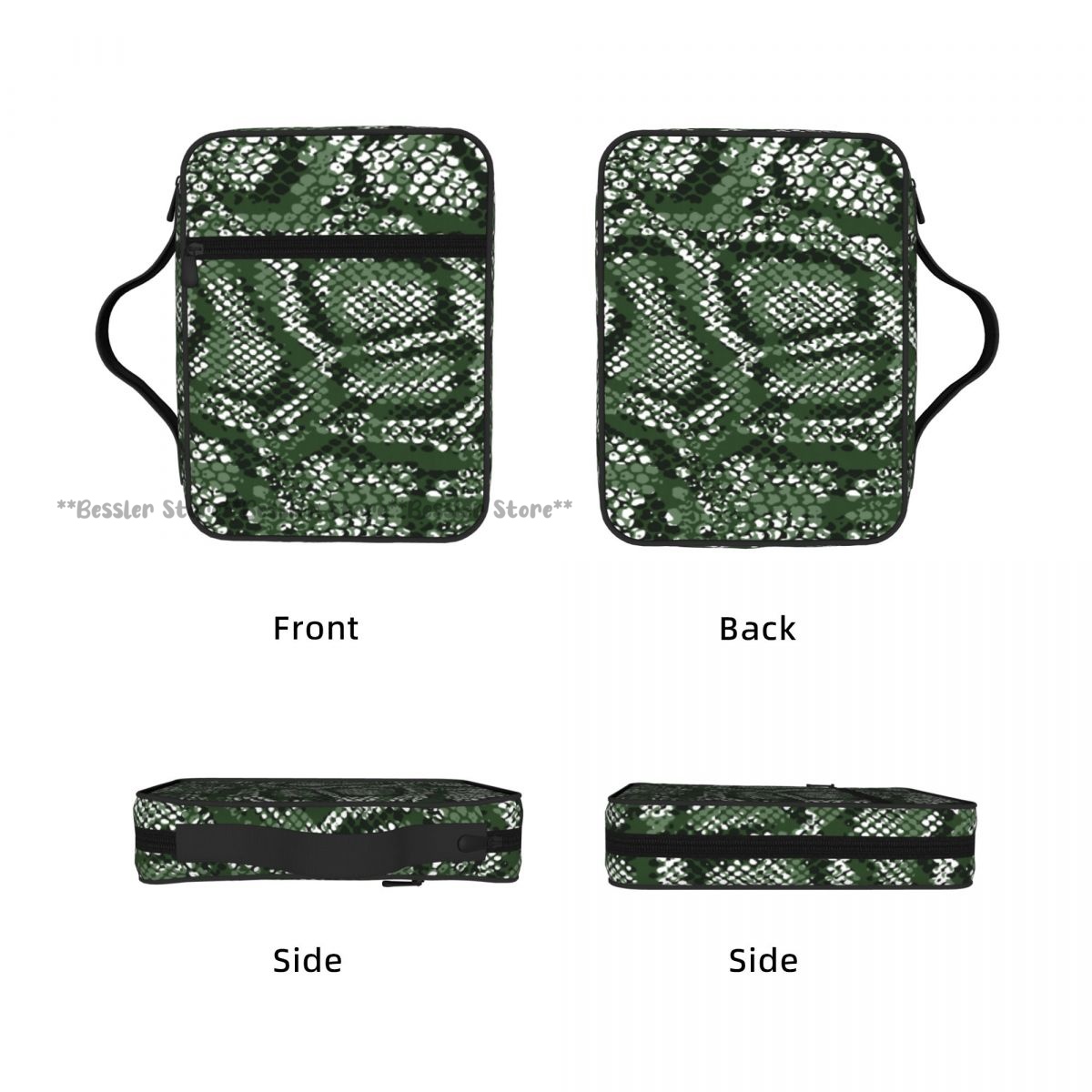 Green Snake Skin Pattern Bible - Handbags recension och pris
