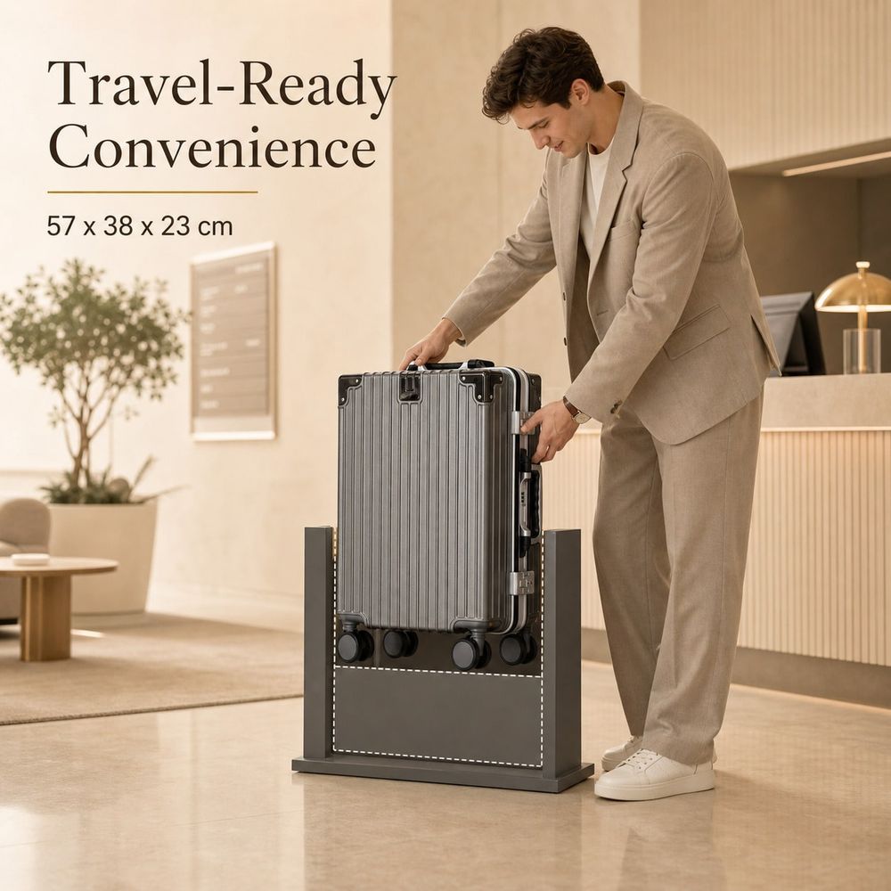 Carry On Suitcase Airline Appr - Aluminum Frame Carry On Luggage recension och pris