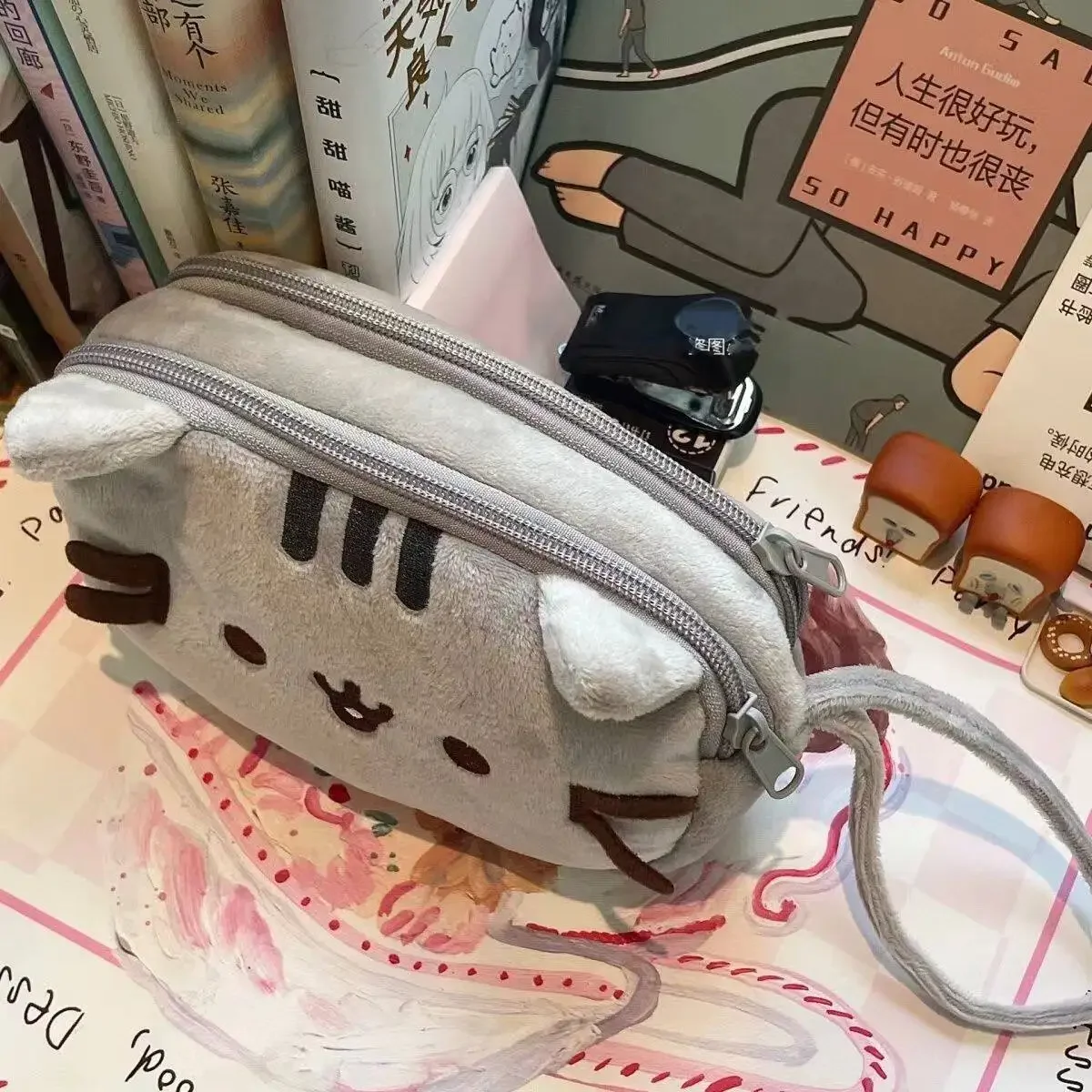 Kawaii Pusheen Fat Cat Cartoon - Cosmetic Bags recension och pris