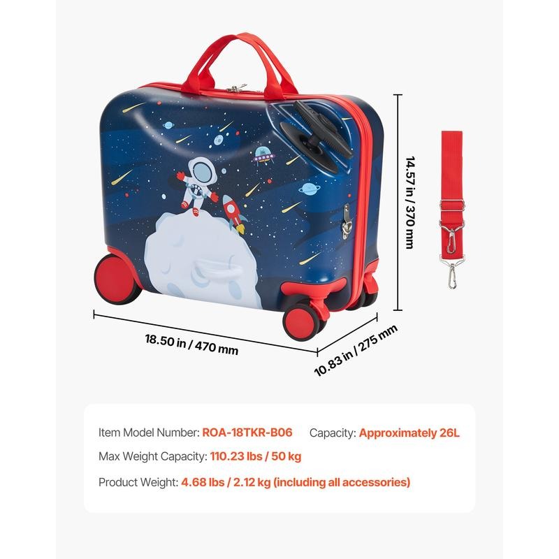 Ride-on Luggage 18-inch Lightw - Kids Ride On Suitcase Scooter recension och pris