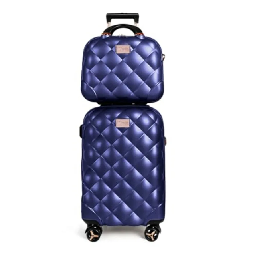 2-Piece Set 14/20in Carry On L - Expandable Hard Shell Luggage Set recension och pris