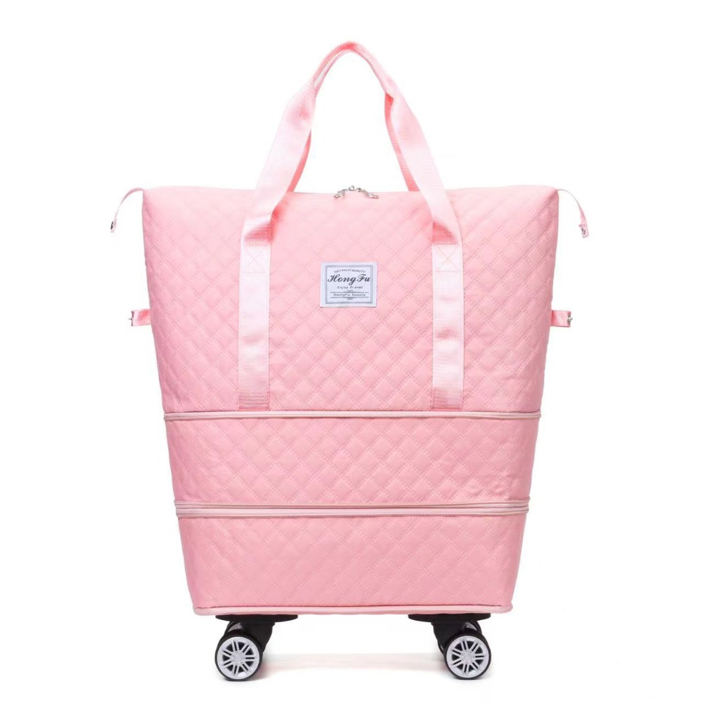 New Oxford Cloth Duffle Pack L - Foldable Rolling Luggage Bag recension och pris