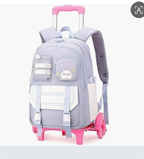 kids School Rolling backpack F - Foldable Rolling Luggage Bag recension och pris