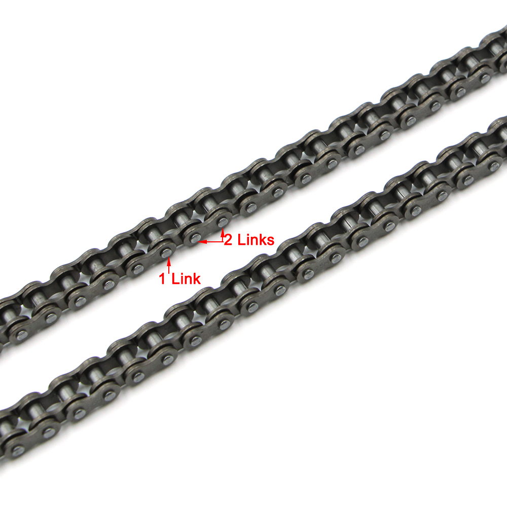 25H Roller Chain 132 Links Wit - Kids Ride On Suitcase Scooter recension och pris