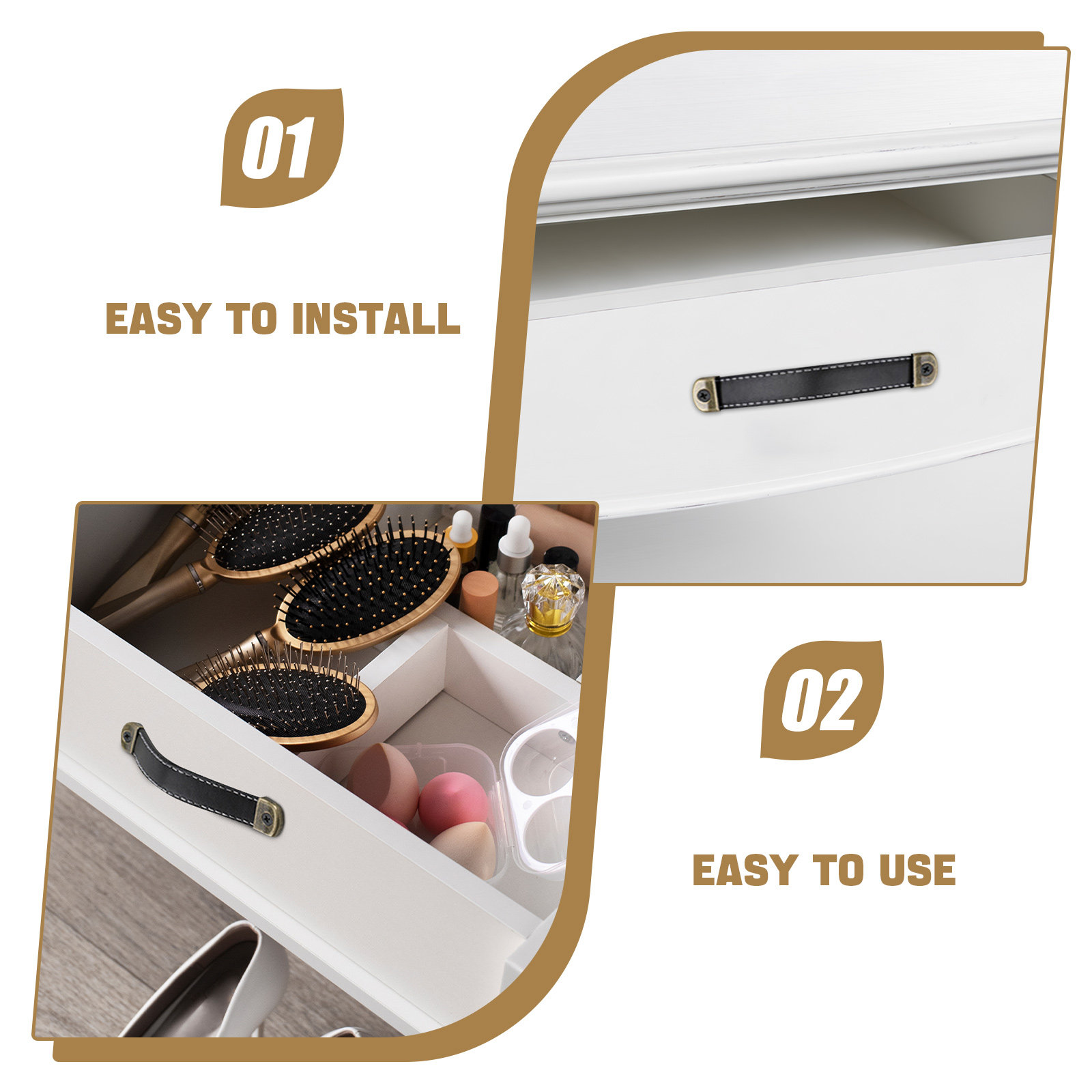 5Pcs Retro Drawer Pulls Vintag - Retro Vintage Trunk Suitcase recension och pris