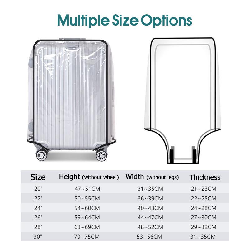 Hot Sale Travel Transparent Lu - Luggage Protective Cover Transparent recension och pris