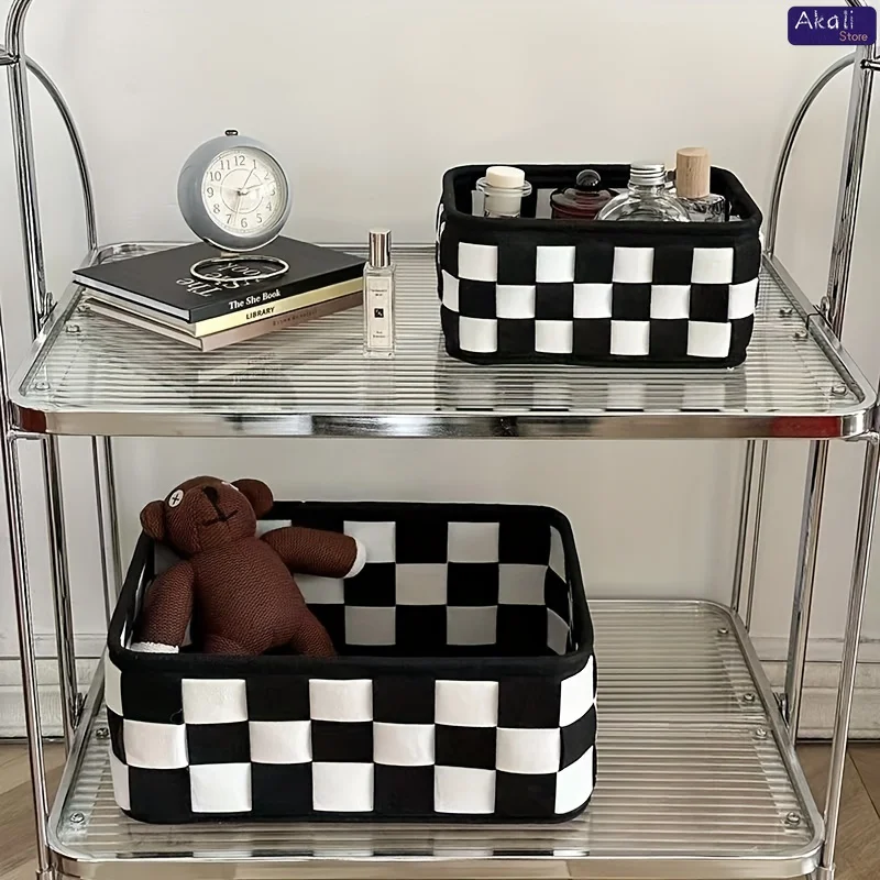 2026Black and White Checkered  - Cosmetic Bags recension och pris