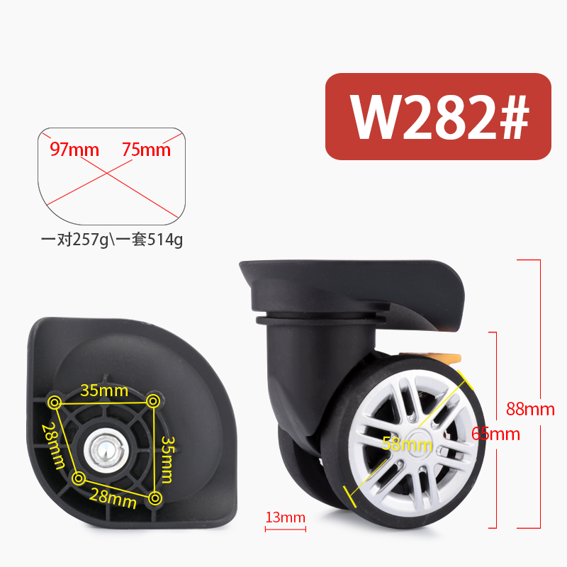 For 41Z# Luggage Spinner Wheel - Silent Replacement Luggage Wheels recension och pris